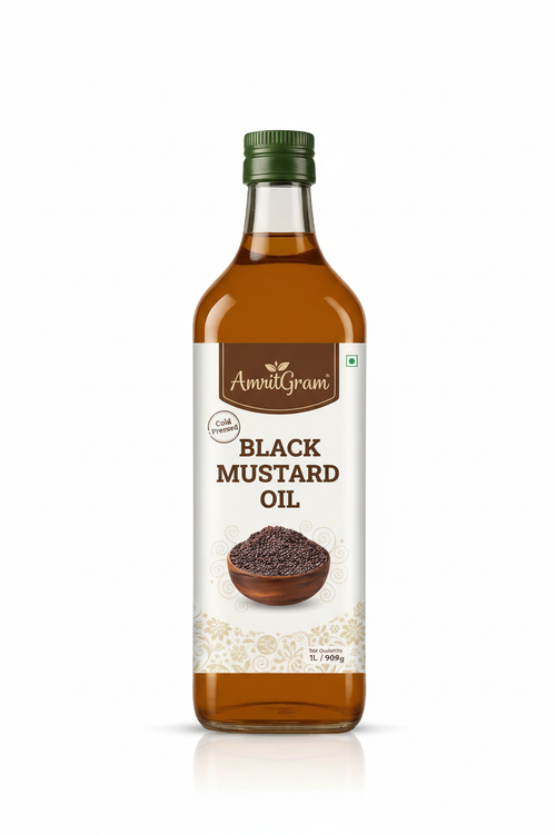 AmritGram Black Mustard Oil 1L